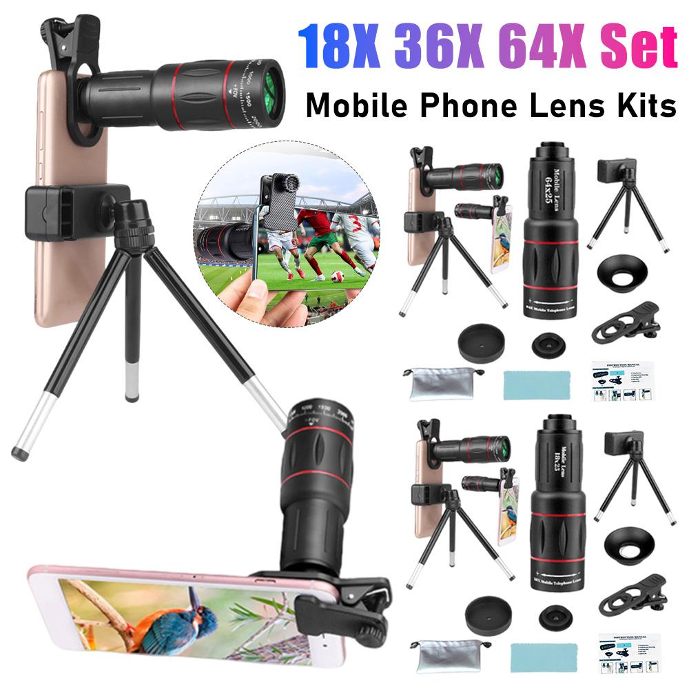 Phone Camera Lens Zoom Monocular Telescope For Universal Smartphone 18X