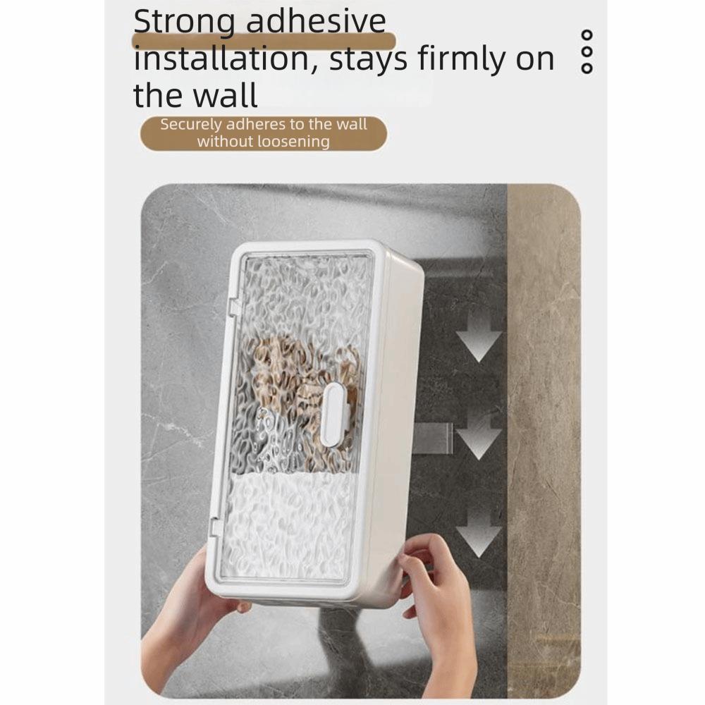 Punching-free Toothbrush Storage Box Multi-functional Bathroom Storage Rack Bathroom