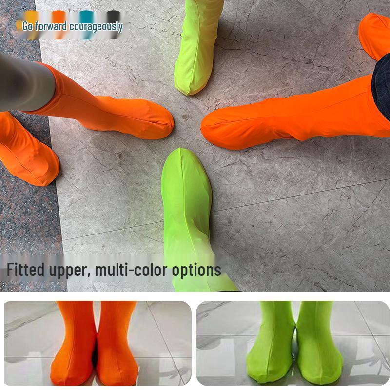 New High-Top, Elastic, Sandproof Shoe Covers for Outdoor Hiking & Team Travel; Custom Logo Option Available.