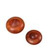 Red Sandalwood Handcrafted Health Ball Massager - Elderly Gift, Large Rosewood Flying Saucer Design