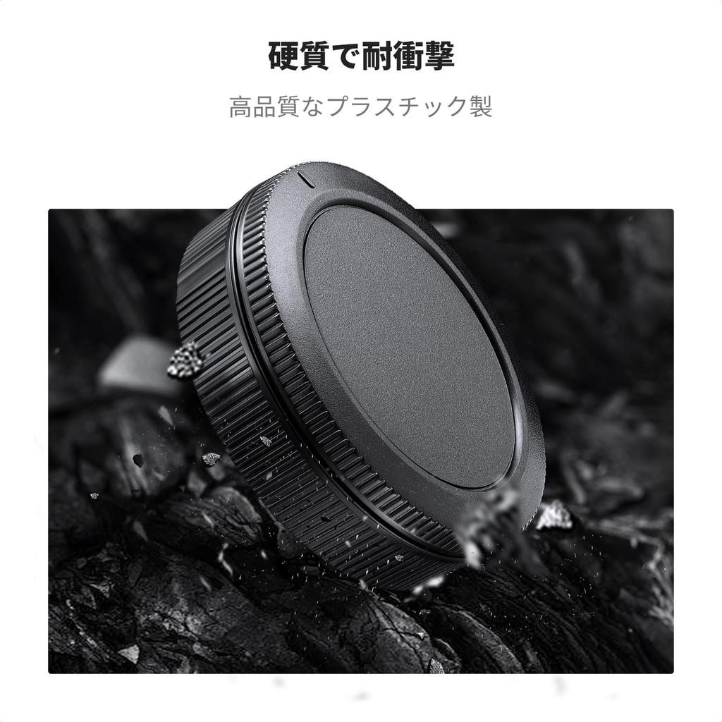 Konzept Gehäusekappe und Rücklinsenkappe Set für Canon RF Kompatibel mit Objektivanschluss Schutzkamera Kamerazubehör K&F Anschluss, Canon, Aufbewahrung, Kappe,