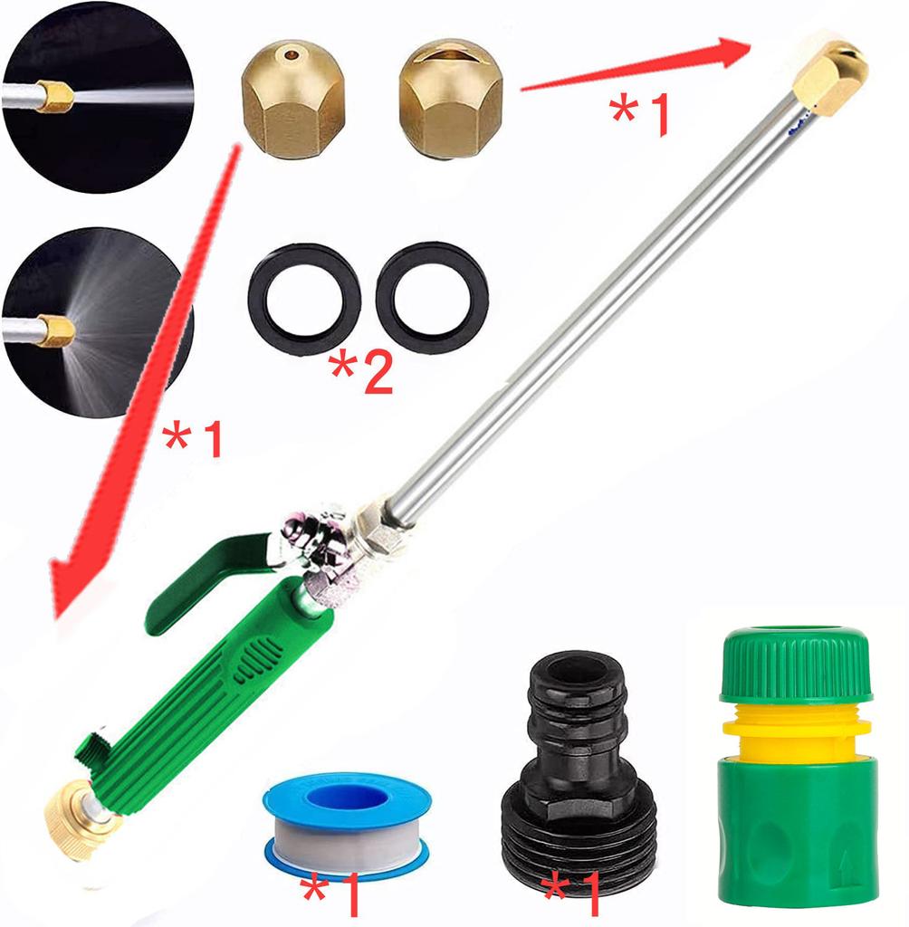 Spray Cleaning Washing Accessories Maintenance High Pressure Power Water Gun Cleaning Machine Water Jet Hose Rod Nozzle Sprayer
