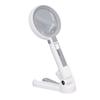 Magnifying Glass 5X 11X 18 LED Rechargeable 3 Brightness Levels Handheld Magnifier with Scale Folding Stand