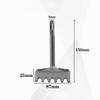 Portable Square Hole Punch Trapezoidal Teeth Multi-function Concrete Hole Bit Rectangle Slot Tool Square Hole Socket Sloter
