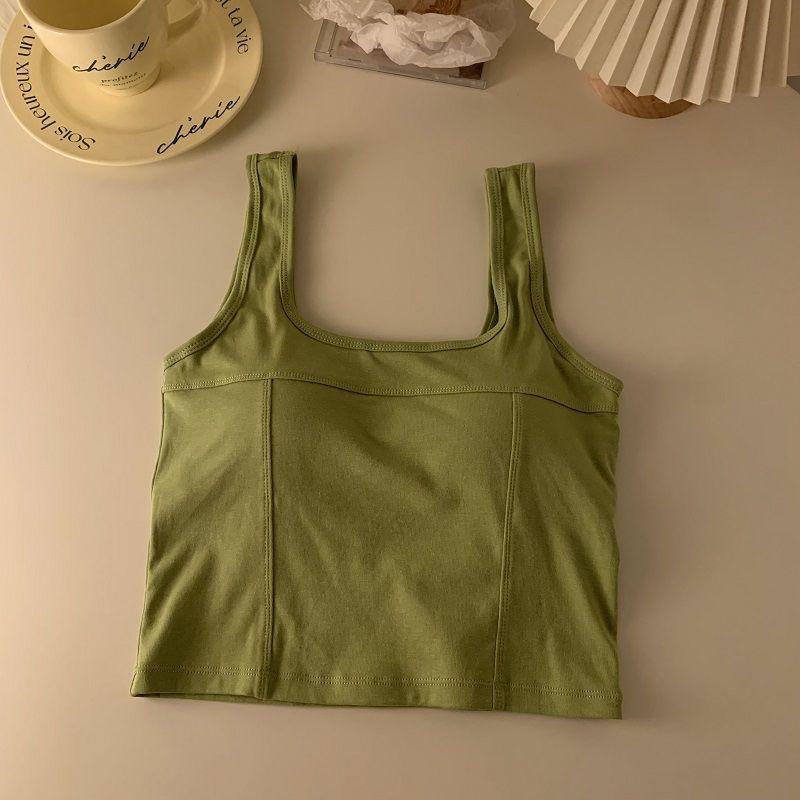 

Женские бюстгальтеры, майка, однотонное длинное нижнее белье для девочек, повседневные бюстгальтеры, однотонное простое нижнее белье, внутренние топы, уличная одежда L