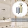 Toothbrush Toothpaste Holder with Cup Suction Cup Mouthwash Cup Holder Safe and Harmless Toothbrush Organizer for Hotel Dormitor