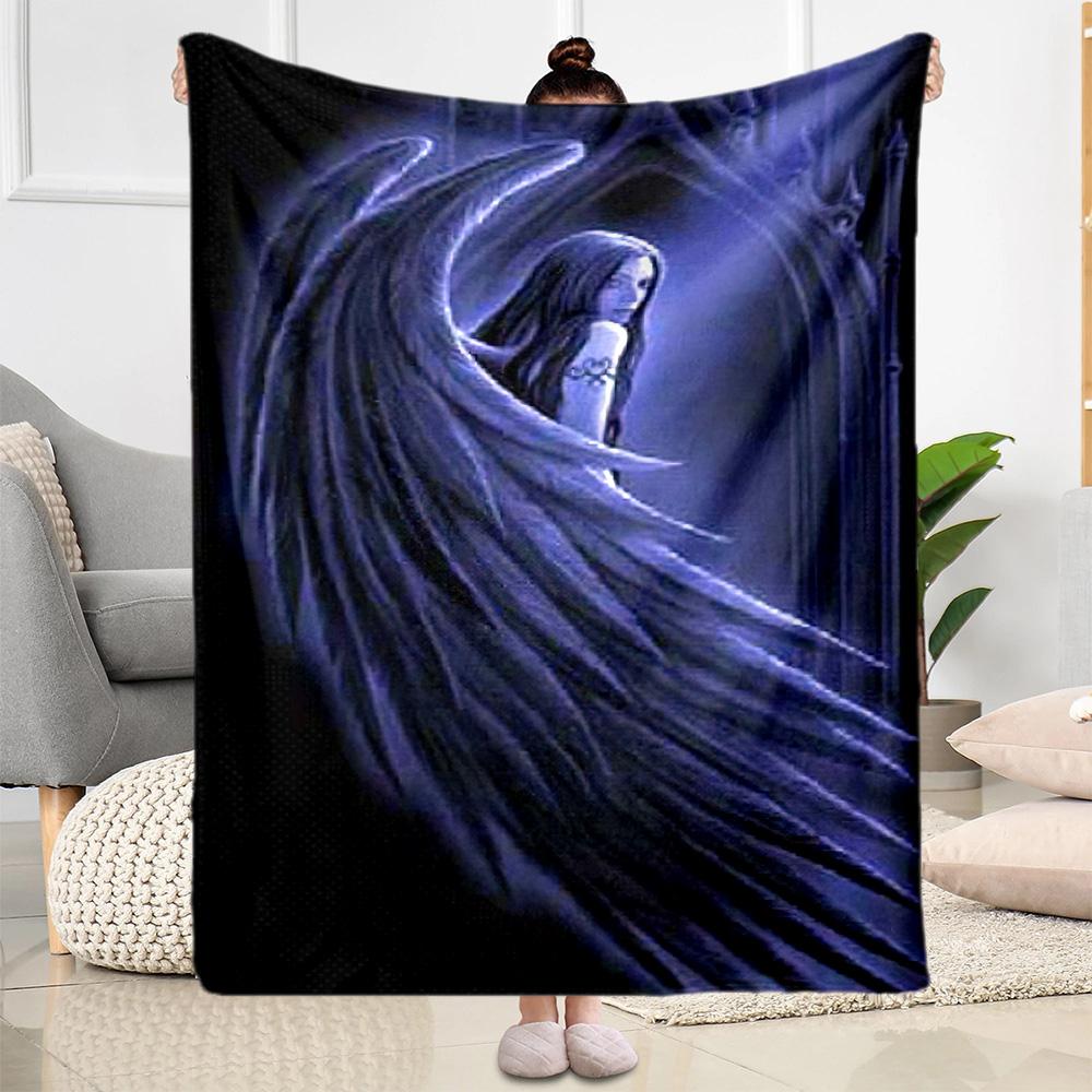Gothic Style Blanket Ultra-Soft Suitable for Bedding Chair Sofa for All Occasions Stylish Decor Ideal Gift For Birthday Valentine'S Day