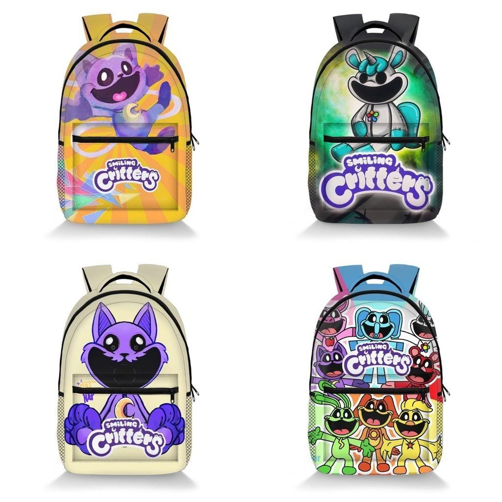 Cross-border Trendy Smiling Critters Full-frame School Bag For Teenagers