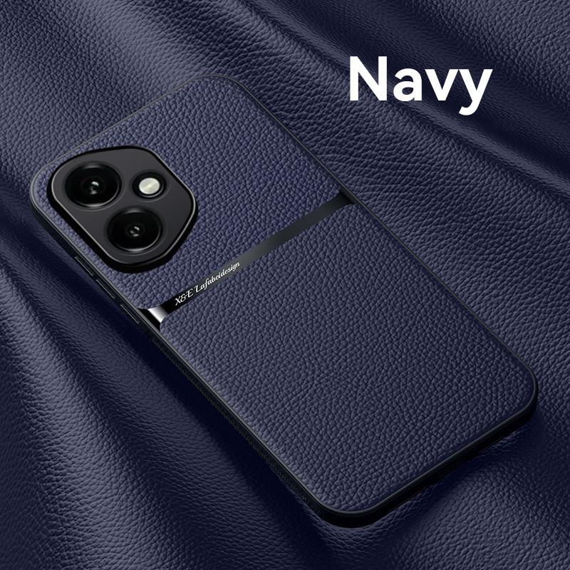 

Магнитный чехол из ПУ кожи для Honor 400 Pro 400 Lite 5G Защитная крышка Задняя накладка Coque Fundas Capa Honor 400 Lite тёмно-синий