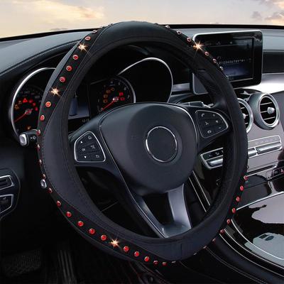 Automobilio vairo gaubtas be vidinio žiedo, skirtas odai su deimantais ir brangakmenių blizgučiais, skirtas TOYOTA