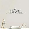Metal Powder Coating Mountain Wall Art Sculpture Executive Office Decor Home Entry Birthday Gift for Women