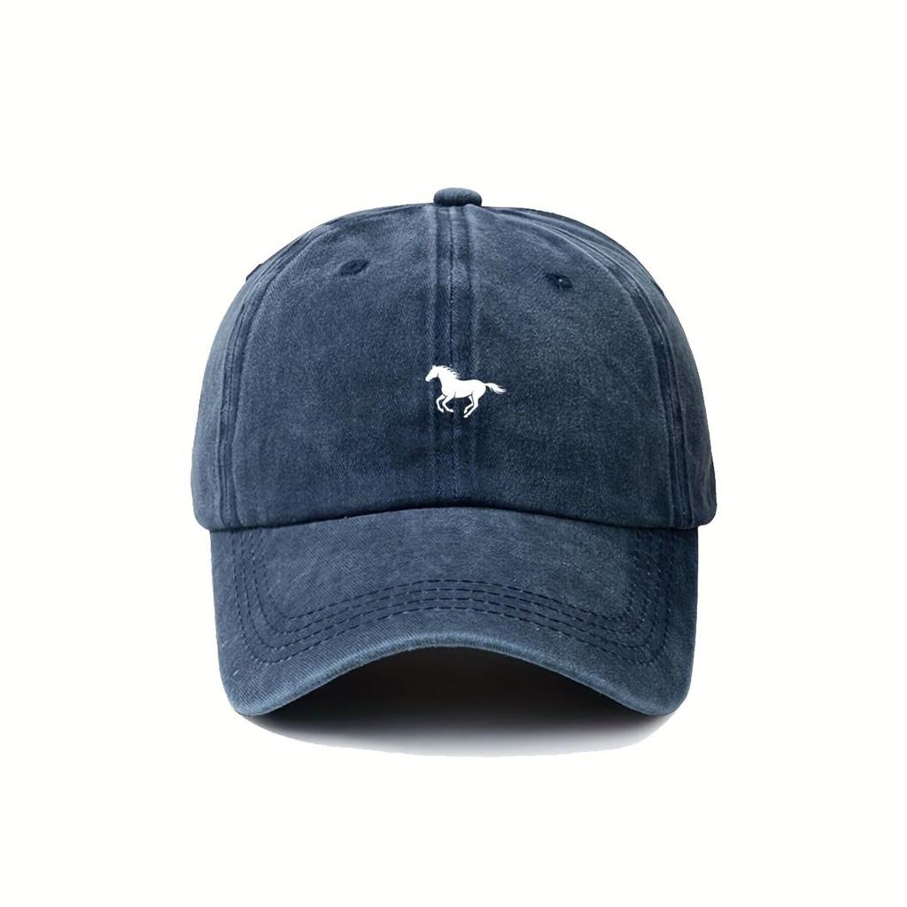 Horse () Trendy Dad Hat with Soft Top Design Street Culture Baseball Cap Soft Fabric Breathable and Comfortable Outdoor Sp