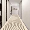 Modern Simple Long Corridor Carpet Runner Geometric Easy Clean Decoration Aisle Rug Non-slip Washable Stair Hallway Floor Mat