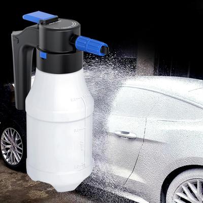 1.5L Electric Car Foam Sprayer Electric Car Wash Foam Watering Can for Flower Spraying Car Detailing Washing Bathroom Cleaning
