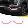 Front Fog Light Lamp Eyebrow Cover Trim Decor For Ford F150 21+ Pink Accessories