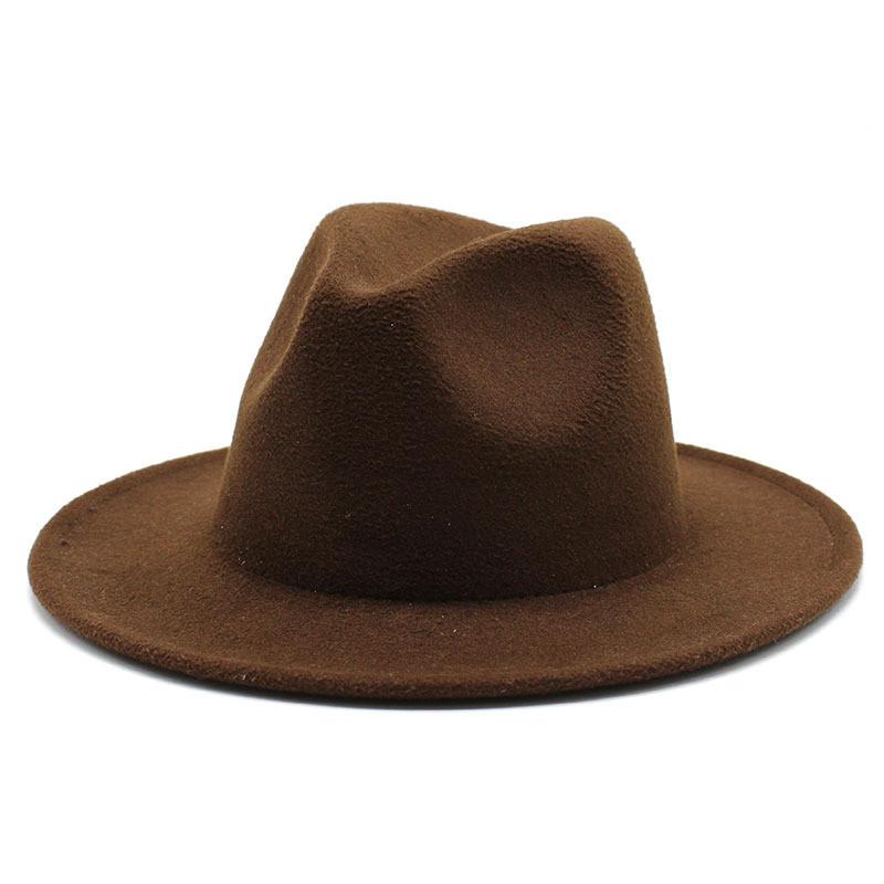 Cappello Fedora in Feltro di Lana per Uomo e Donna Con Protezione Solare e Traspirabilità Per la Moda Estiva