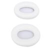 2 Pcs Protein Leather Replacement Earpads High Density Memory Foam Ear Cushions for Cloud Alpha Flight Core Stinger 2