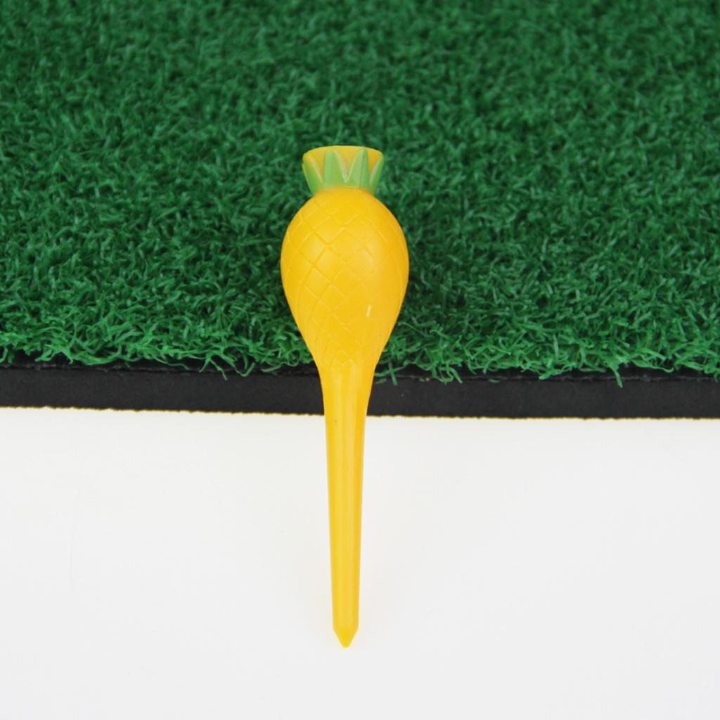 1pc golf professional tees 70mm/2.76inch Yellow/Green Tool Nail for Accessories - Fruit