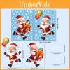 Christmas Window Clings Set With Pvc Vinyl Snowflakes Penguins And Santa For Holiday Decor