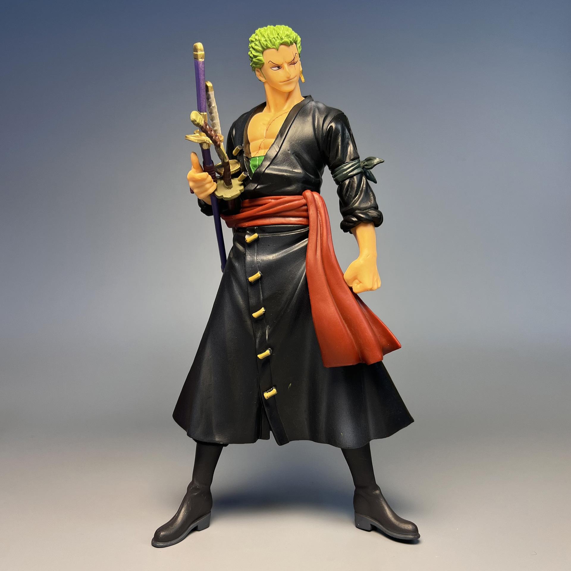 

28СМ Большая Аниме Фигурка One Piece Ророноа Зоро Art King Саурон Страна Вано Аниме Модель Игрушка Подарок Коллекция Фигурка Действия No box