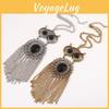 Vintage Tassel Owl Jewelry With Alloy Material For Fashion And Gift