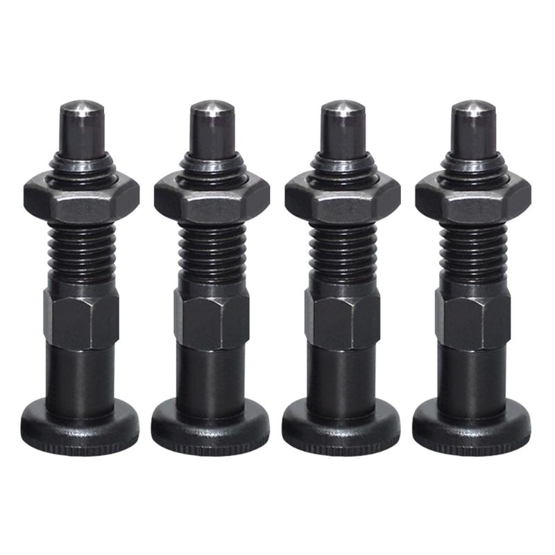 Return Position Spring Pins Screw Carbon Steel Fine Thread Knob Plunger