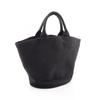Used PRADA CANAPA Canapa Tote Bag Canvas Black Used Women