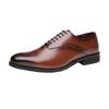 Large Size New Four Seasons Business Leather Shoes Men's Formal Wear Single Shoes Gentleman's Office Wedding Men's Shoes One Piece 2025