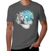 Fox Kitsune With Blue Foxfire Tshirt T Shirts For Unisex Graphic Vintage Tshirt