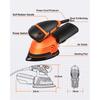 Levigatrice per dettagli Mouse TS-SD2 da 230 W con carte abrasive Levigatrice per cartongesso Sistema efficiente di raccolta della polvere Utensili elettrici