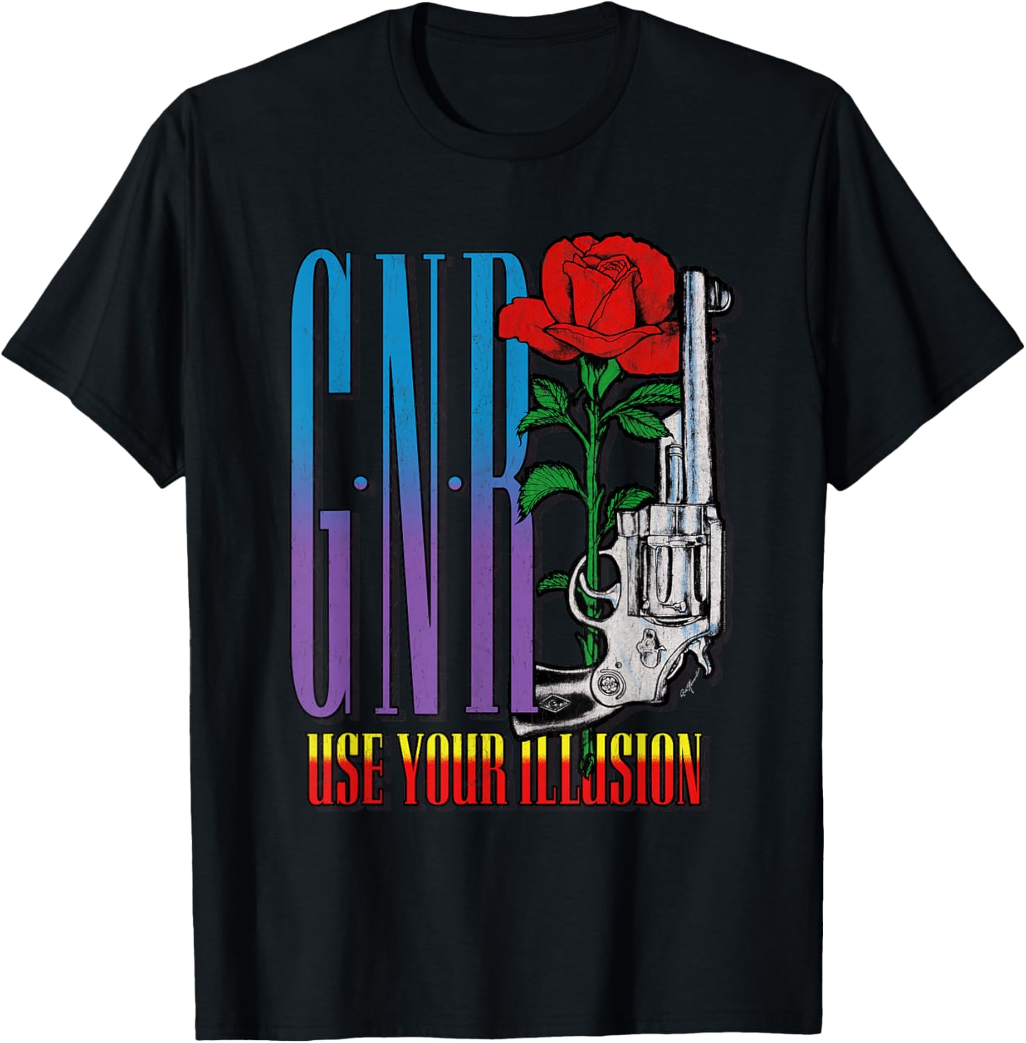 Guns N Roses Illusions Tour T-Shirt T-Shirt S разноцветный