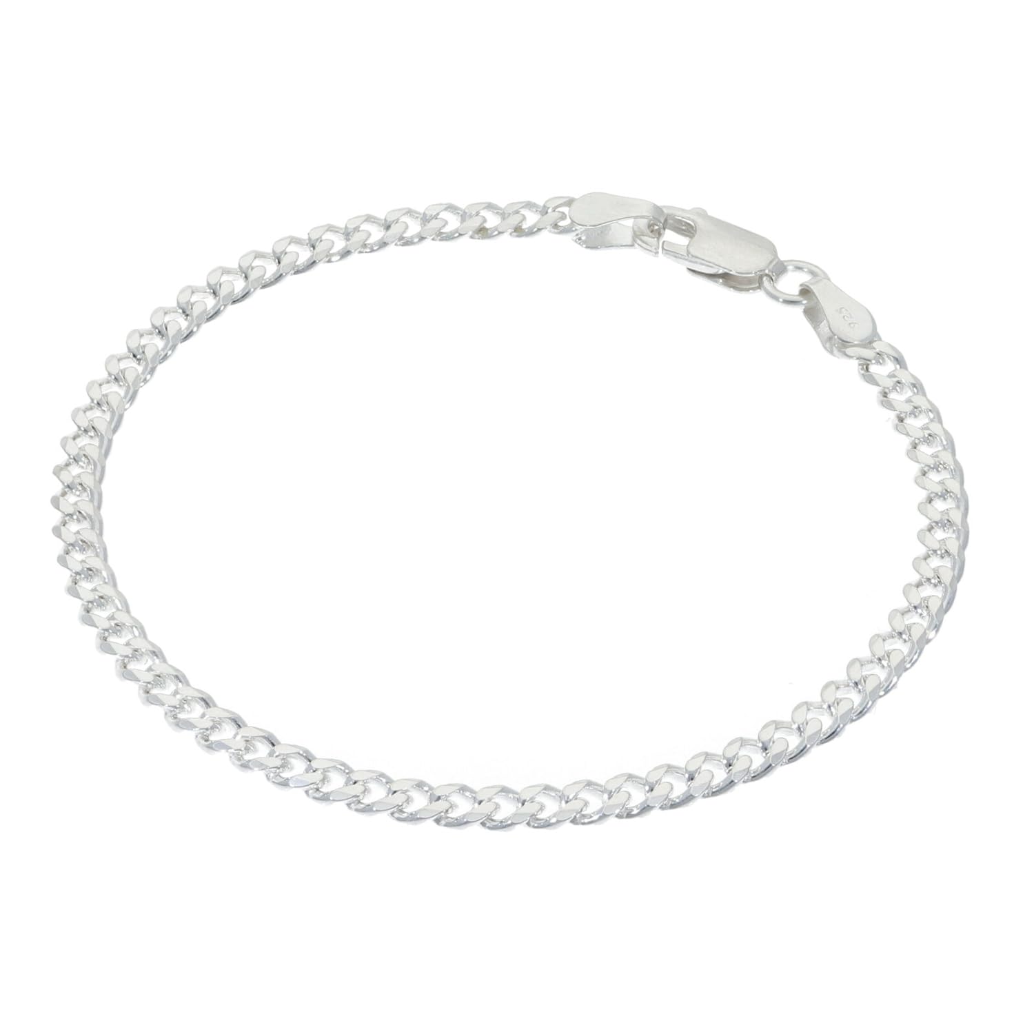 

Gin no Width Kihei Chain Серебряный браслет 925 пробы 20 см Простой Красивый Узкий Большой Размер [Shinjuku Kura] 3,3 мм Мужской