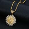 European and American New Hip-hop Jewelry, Gold-plated Pendant Pendant Necklace
