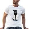 Lab Cat T-Shirt Anime T Shirts Oversize Funny T Shirts Dark Humor T Shirts Designer T-shirt