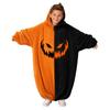 Ensemble Romper en Flanelle Imprimé Halloween pour Enfants - Tenue d'Intérieur pour Pyjama de Fête