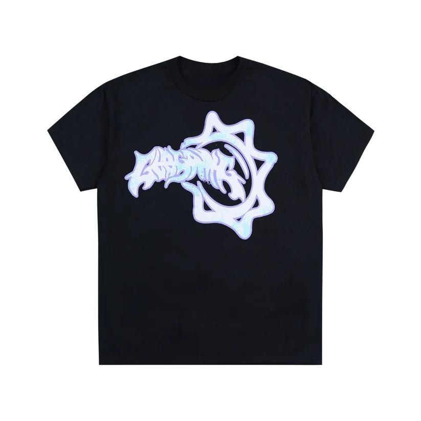 New Y2K American Street Hip Hop Style GOLOGANG Cartoon Men's and Women's Printed Loose T-Shirt Versatile Personality