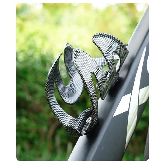 Bicycle Water Bottle Holder MTB Road Cycling Full Carbon Fiber Bicycle Water Bottle Cage Fiberglass Bicycle Accessories Cup Holders 5