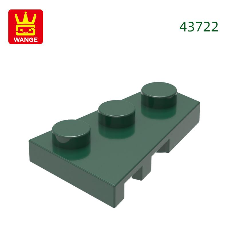158Pcs/lot 43723 2x3 Right Wedge Plate Construction Bricks MOC Accessories Works With Featuring Blocks Kids Playthings Gift Idea Box