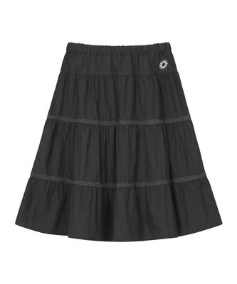 Siest Dot Line Skirt Black