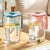 New 2200ml Cold Water Pitcher ABS With Tea Strainer Water Kettle Drop-resistant Large Capacity Water Bottle Summer