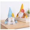 Cute Little Flower-Patterned Decorative Figurines, Dwarf Plush Dolls, Faceless Old Man Figurines