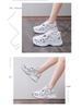 2025 Women's Breathable Mesh Daddy Sneakers – Korean Style, All-Match, Thick-Soled Casual & Running Shoes for Spring
