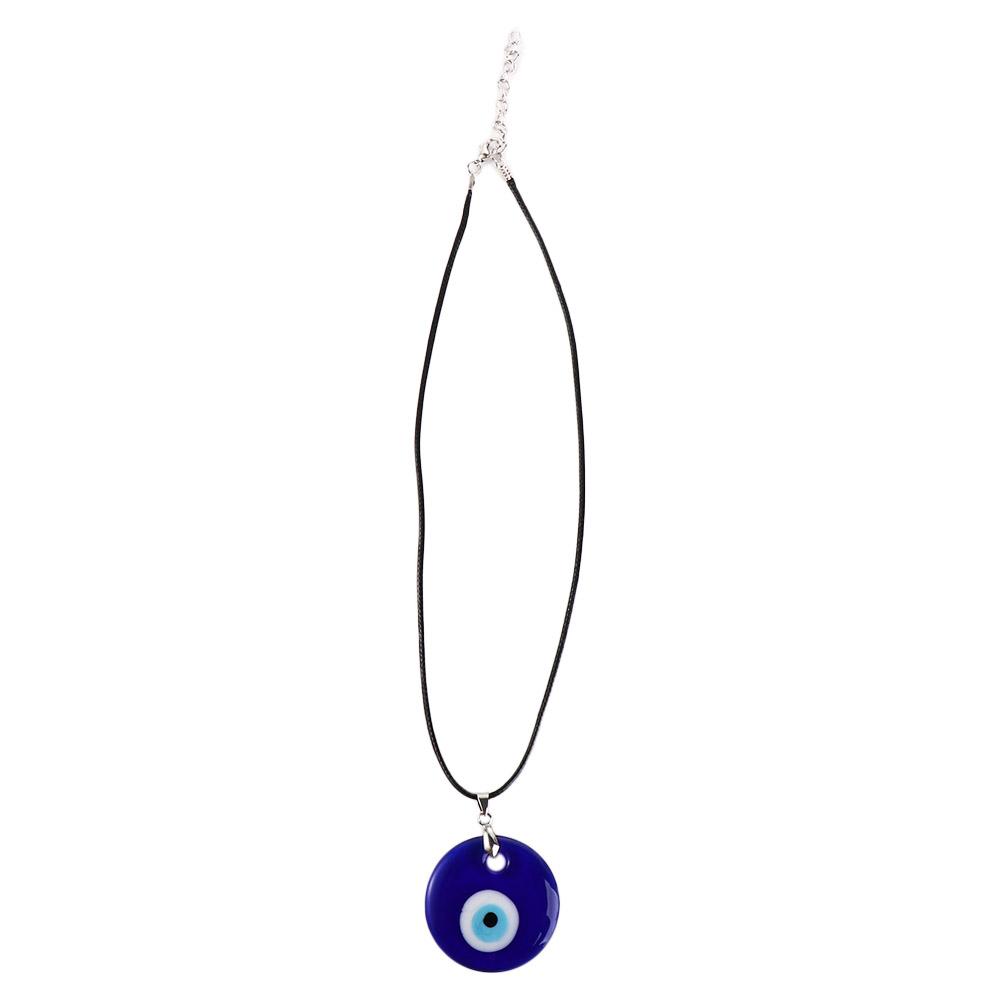 Party Friendship Lucky Clavicle Chain Necklace for Women Amulet Necklace Blue Eye Pendant Choker