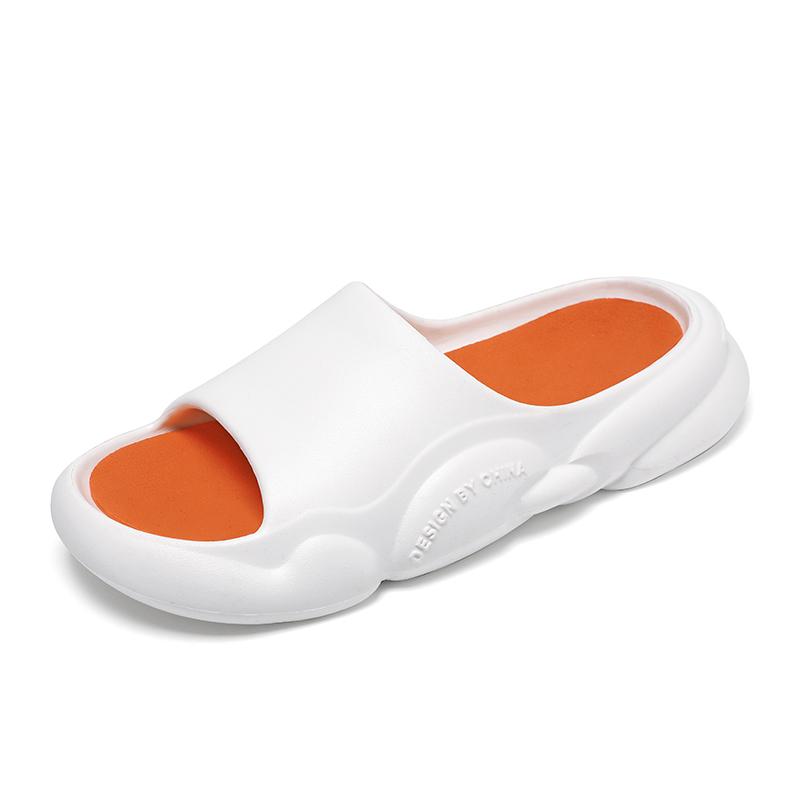 

Мужские шлепанцы EVA смешанных цветов, летняя обувь для мужчин, высокое качество, нескользящие, домашние сандалии, мужские, мягкие, удобные, шлепанцы, новый стиль 44-45 белый