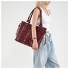 2025 Summer Popular Rivet Shoulder Bag Fashionable Large Capacity Tote Bag Casual Versatile Underarm Bag