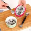 Kitchen Stainless Steal Double Ended Melon Ball Scoop Fruit Ice Cream Scooper