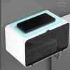 Punch-Free Wall-Mounted Bathroom Tissue Holder & Magnetic Storage Box