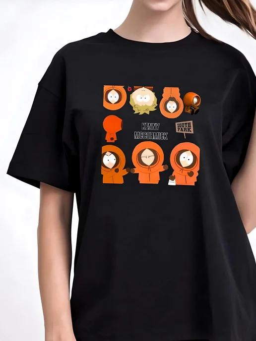 Oversized T-shirt with “South Park” print 4XL