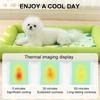 Summer Cool Pet Mat Čtvercová podložka Chovatelská stanice pro psy Kočky Vysoce kvalitní Cool Silk Postel pro domácí mazlíčky Pohovka pro domácí mazlíčky Potřeby pro domácí mazlíčky