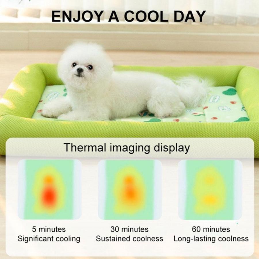 Summer Cool Pet Mat Čtvercová podložka Chovatelská stanice pro psy Kočky Vysoce kvalitní Cool Silk Postel pro domácí mazlíčky Pohovka pro domácí mazlíčky Potřeby pro domácí mazlíčky
